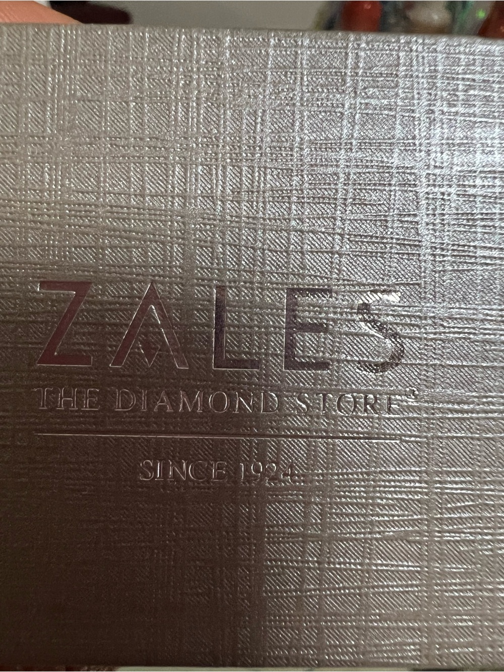 Zales silver925 .diamond Jewelry Box